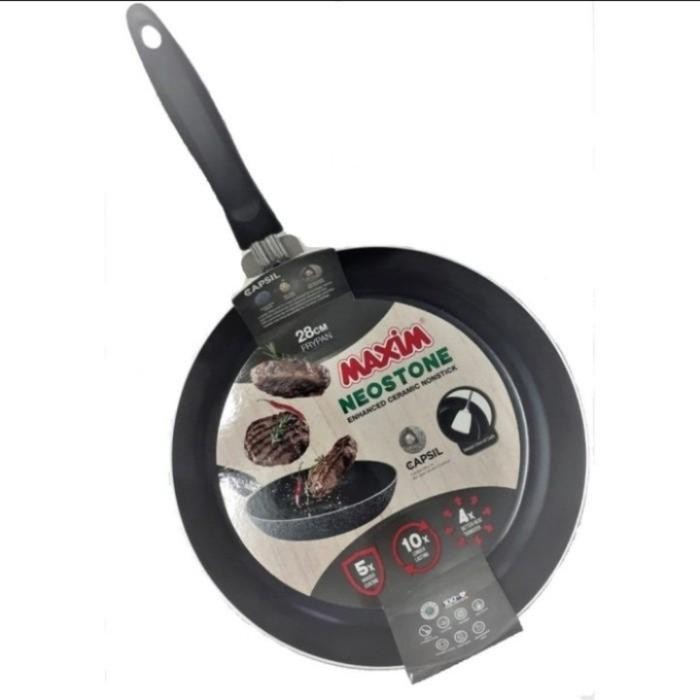Maxim Frypan Neo28Fp 28 Cm Teflon Ceramic Neostone