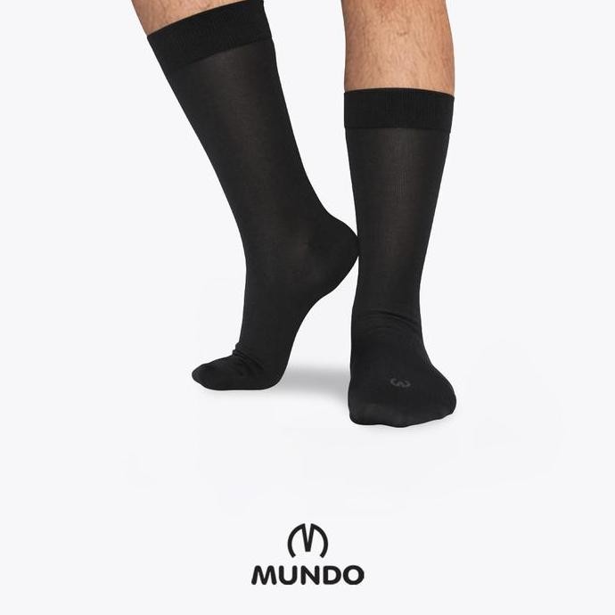 TERBARU - MUNDO Men Business Sock Knee - Kaos Kaki Pria Kerja Panjang