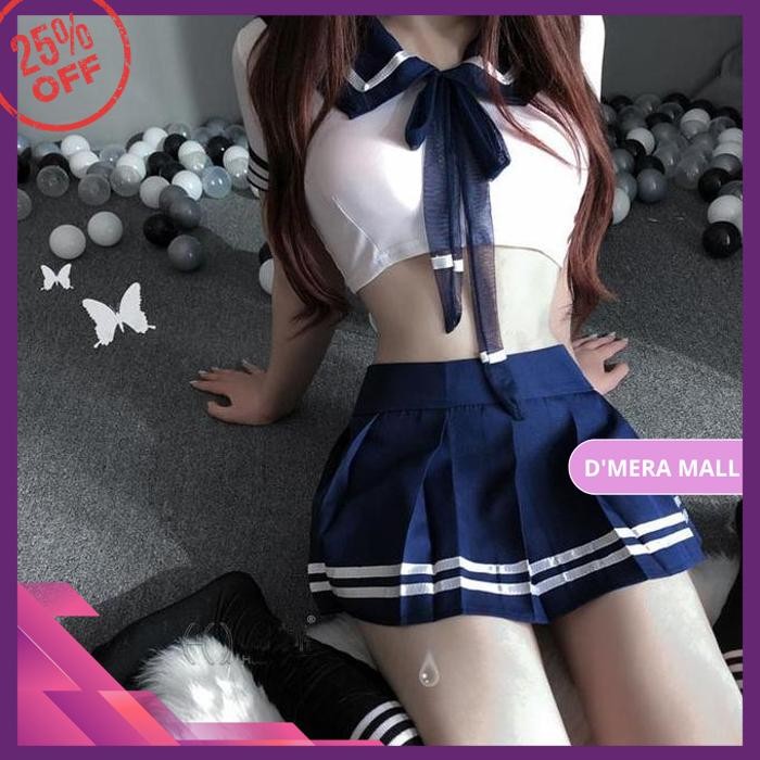 BAJU DINAS SEXY LINGERIE SEXY HOT SERAGAM COSPLAY KOSTUM SERAGAM SET SEKOLAH JEPANG SEXY A BEST QUAL