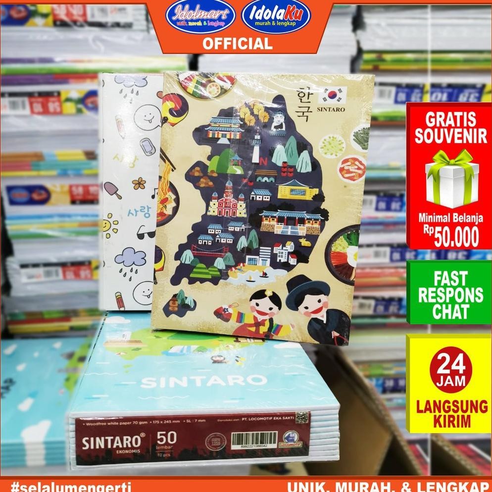 

Siap Kirim Buku Tulis Campus Sintaro 50 Lembar - IDOLMART | Motif Boxy B5 Grosir Bogor