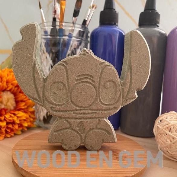 

Diy Wood Character Painting Mewarnai Melukis Kayu Karakter Stitch | Woodengem Hampers