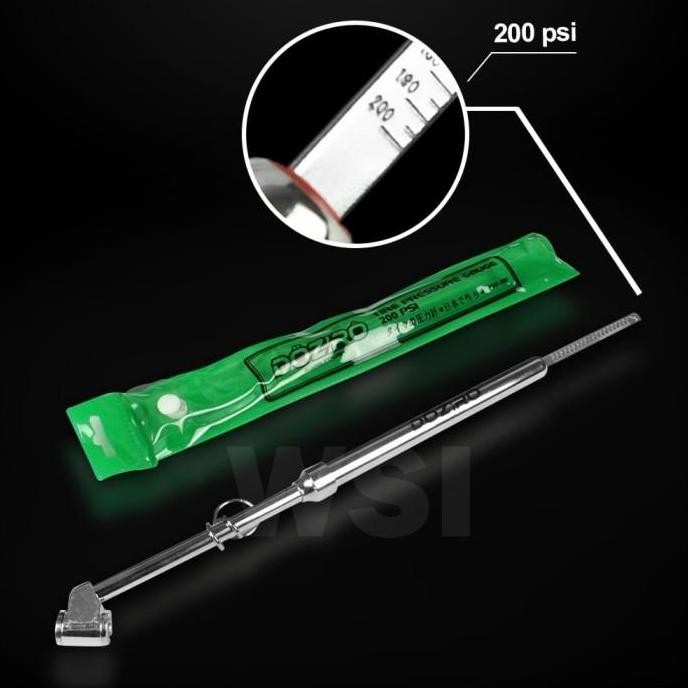 Ukuran Tekanan Angin Ban Mobil Motor 200 Psi Alat Ukur Angin 200Psi