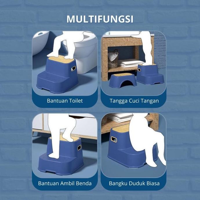 Tangga Bangku Toilet Step Stool Footstool Tangga Anak Cuci Tangan