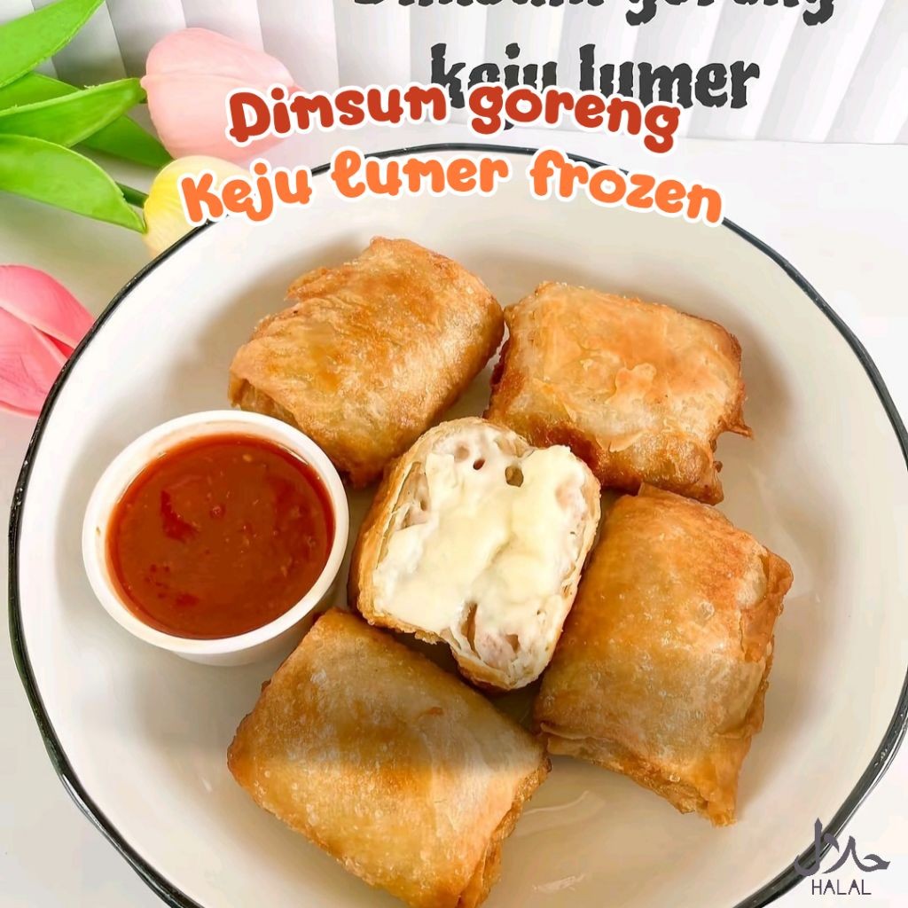 

DIMSUM GORENG RENYAH DENGAN ISIAN KEJU LUMER / DIMSUM FROZEN PREMIUM
