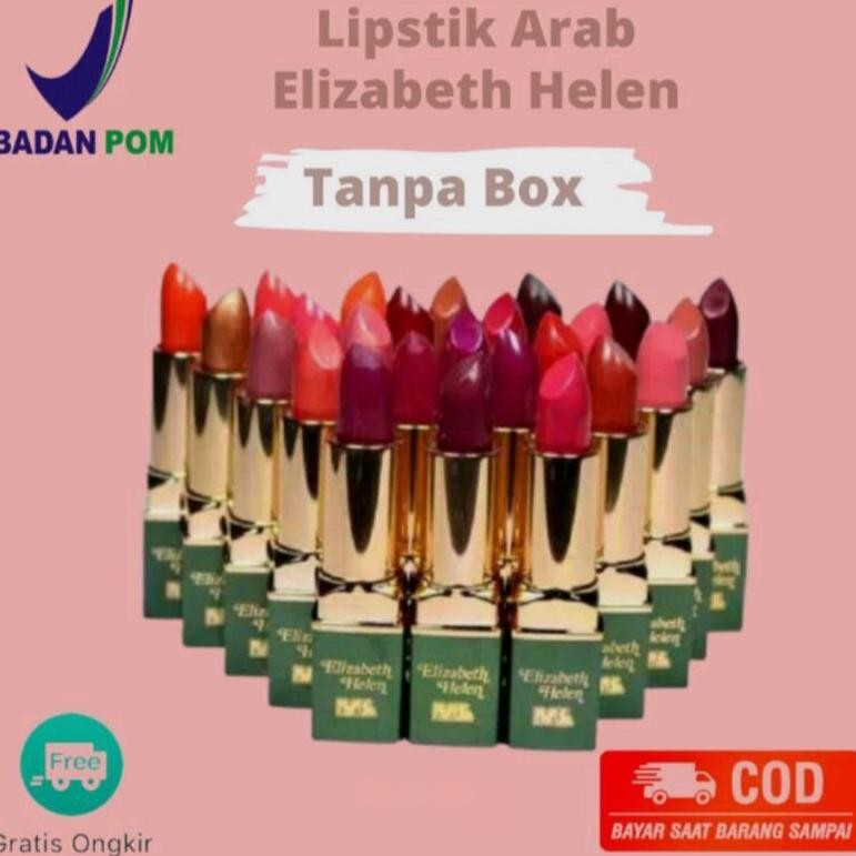 (Terbaru) Lipstik Arab Elizabeth Helen Original 10g Tanpa Box (Terlaris)