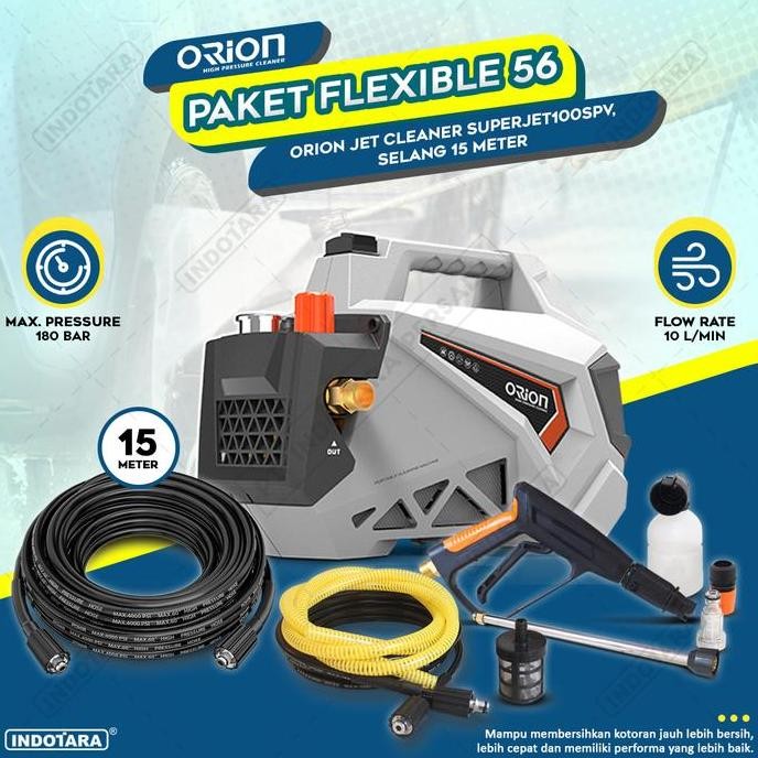 Paket Flexible 56-59 - Orion Superjet100Spv - Selang 15 Meter