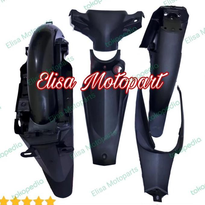 Full Body Halus Vega R New Silver Hitam 2006 - 2009 & Full Body Kasar