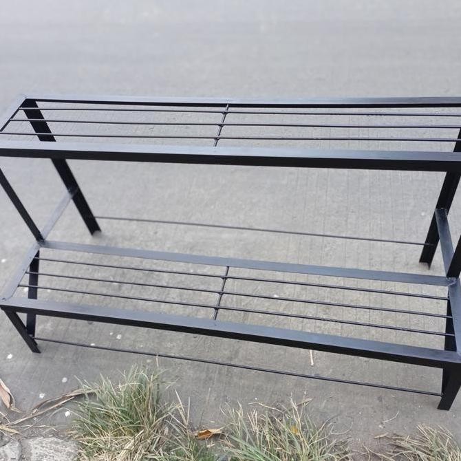Ready 3 TINGKAT / 100 CM / Rak Susun Pot Bunga Baja Ringan / Rak Pot Bunga