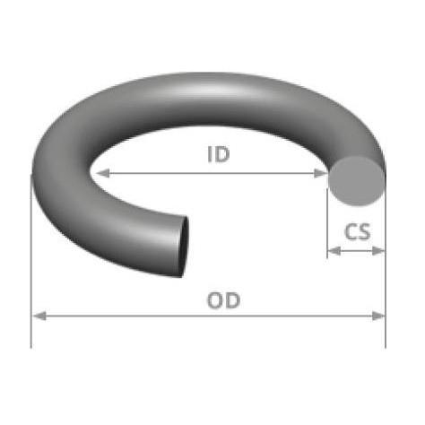 

O-RING ORING standard USA AS568 VITON75 #358 CS 5.33 x ID 142.24 mm