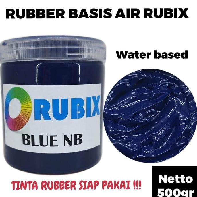 

Cat Sablon Rubber Gl Pasta Cat Akrilik Warna Navy Blue 500Gr