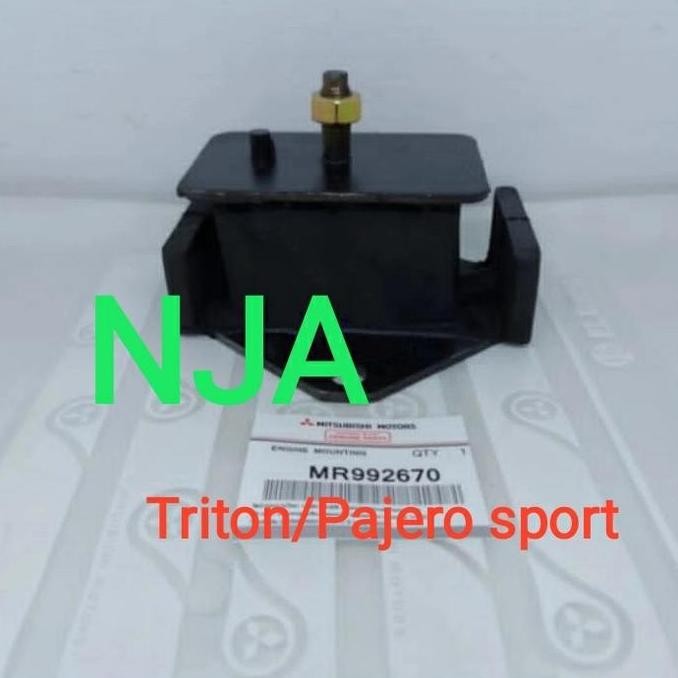 engine mounting karet bangku dudukan mesin depan triton pajero sport