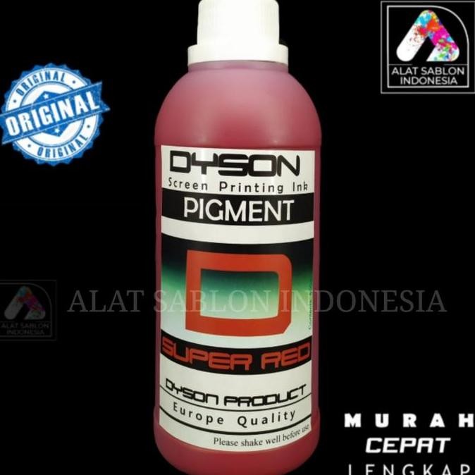 

Biang Warna Sablon Merah Pigmen Red Dyson 500Gr