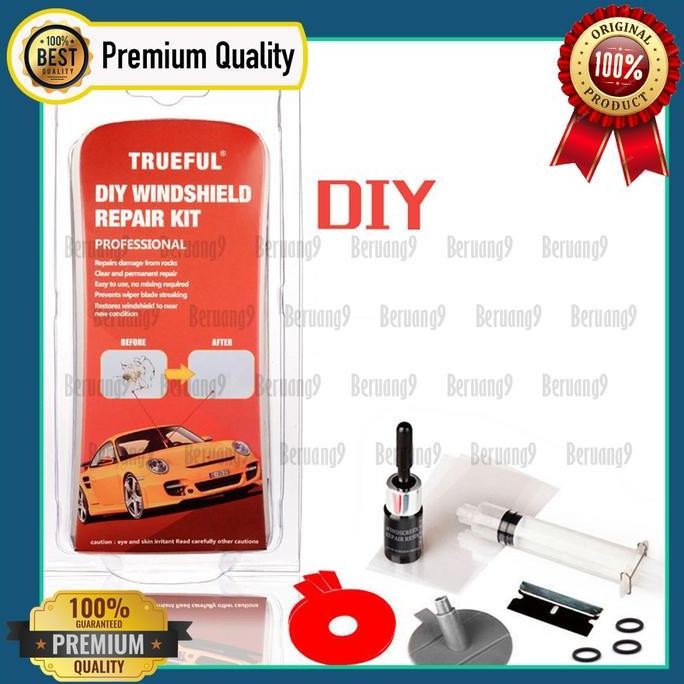 Alat Reparasi Kaca Mobil Retak Gores Diy Resin Kaca Retak Cairan Kaca
