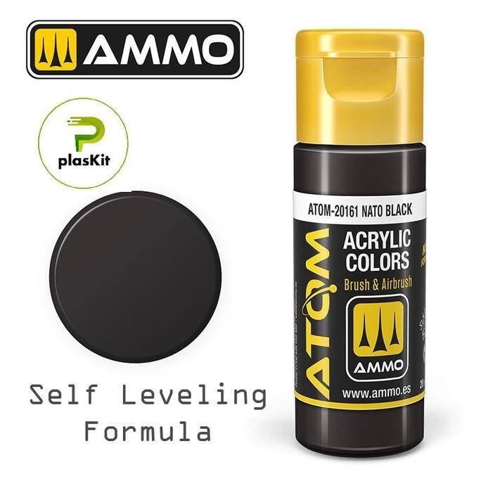 

20161 : Nato Black Color (20Ml) Acrylic Base Paint - Atom