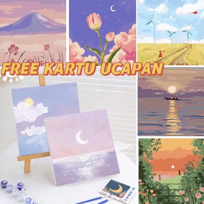 

With FramePaint By Number / Painting Kit / Paint By Numbers