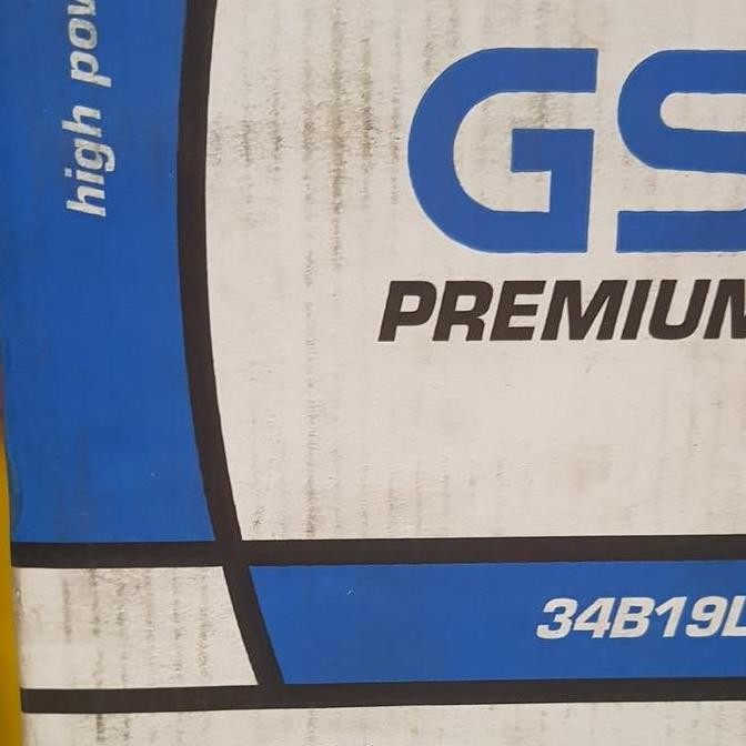 Aki Gs Premium 34B19L | Accu Mobil Basah Gs
