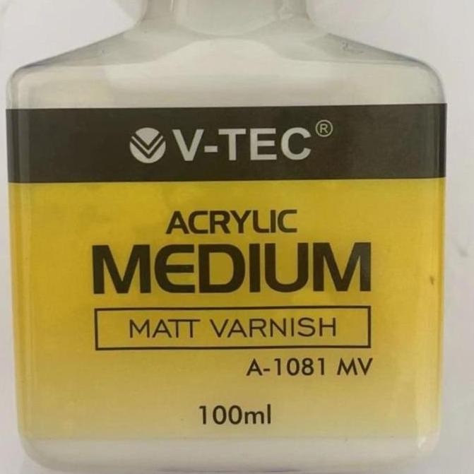 

Pernis V-Tec Acrylic / Varnish Cat Akrilik Medium Varnish 100Ml