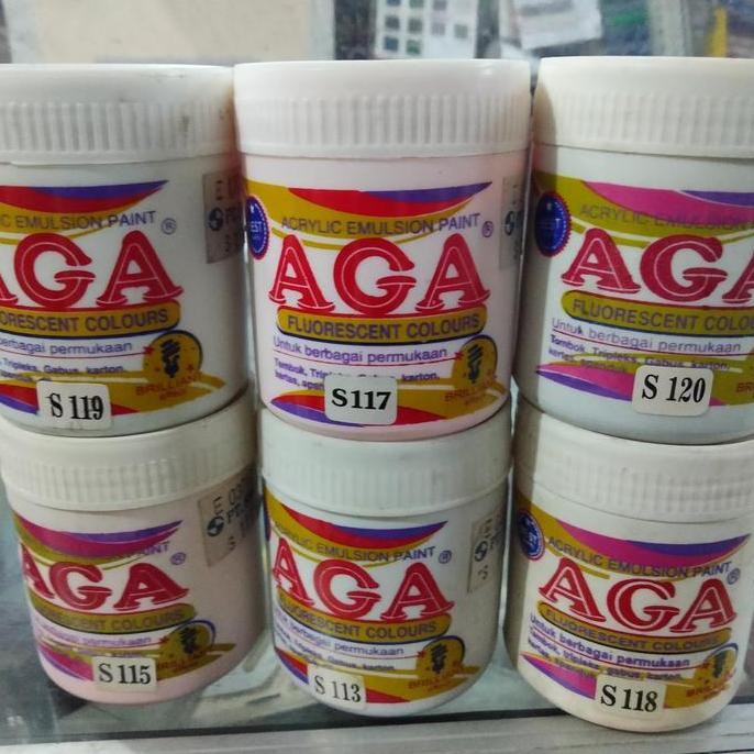 

Cat Acrylic Aga Warna Scotlight Fluorescent Poster/Dekor/Gabus 100 Cc