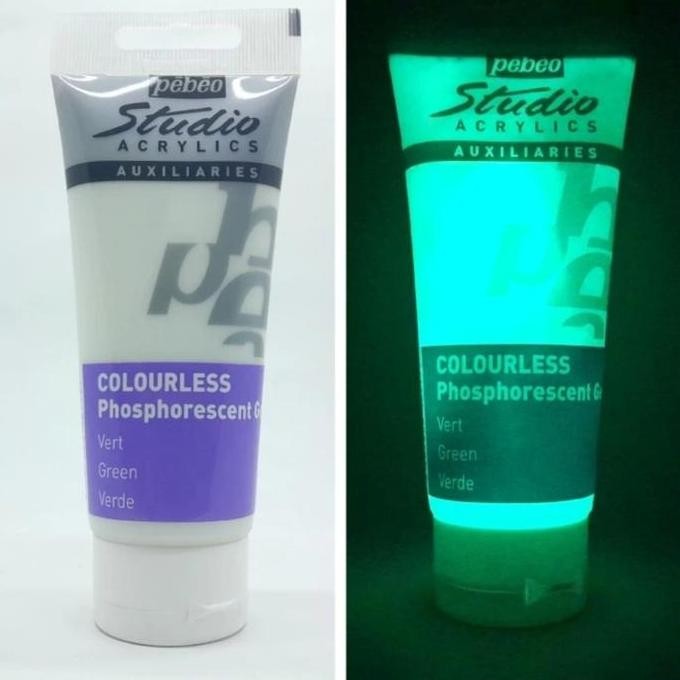 

Pebeo Glow In The Dark Acrylic Paint 100 Ml Colourless Green