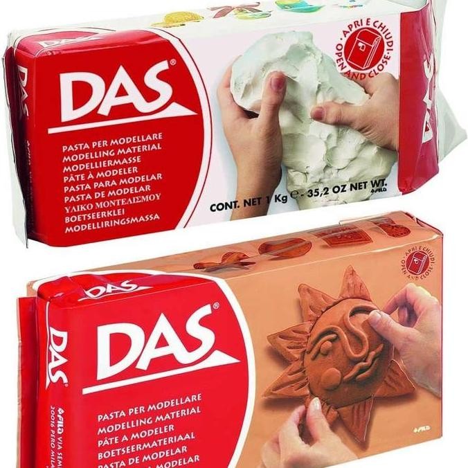 

Das Modelling Clay / Tanah Liat 1 Kg White / Terracotta