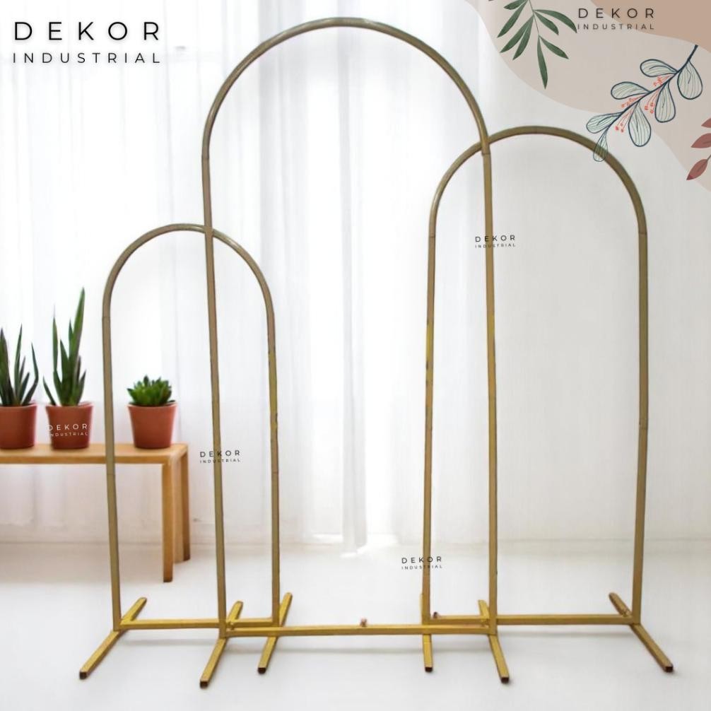 Standing Besi Oval Dekorasi Lamaran Dekorasi Weding Tiang Background Bisa Bongkar Pasang Nugi