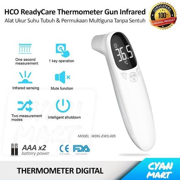 Thermometer Gun Infrared Digital Bb-Love Alat Pengukur Suhu Tubuh