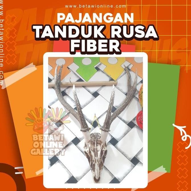 Pajangan Tanduk Rusa / Tanduk Rusa / Pajangan Tanduk Rusa Bahan Fiber