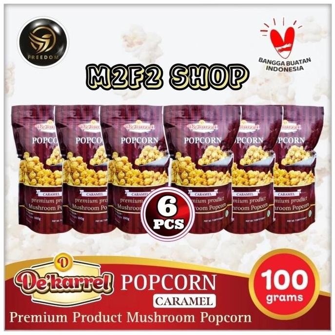 

JB Dekarrel Popcorn Mushroom Caramel | Karamel Pouch - 100 gr (6 Pcs) None