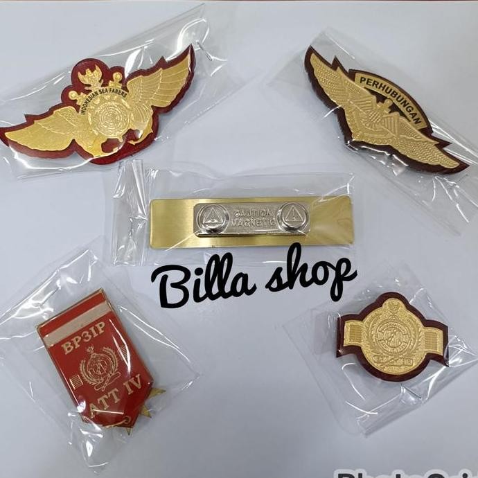 

Pin Pelayaran Bp3Ip + Wings Dan Name Tag