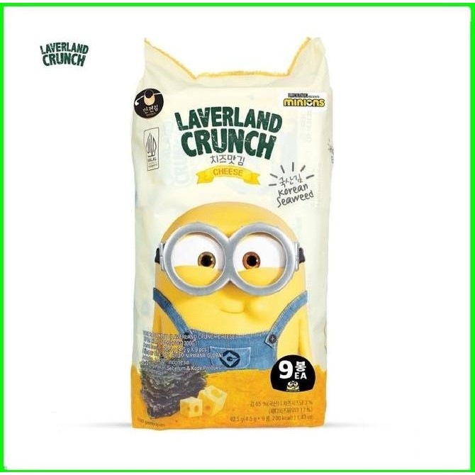 

JB Laverland crunch seaweed korea / snack seaweed by manjun rasa sea salt None