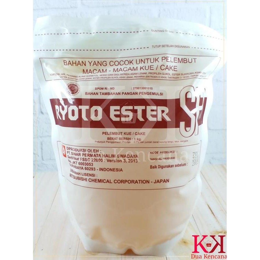 

Emulsifier / Pengembang / Pelembut Kue Cake Sp Ryoto 1 Kg