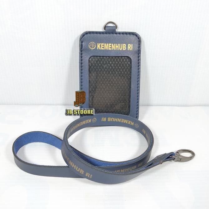 

Tempat Id Card Kemenhub Kulit / Id Card Holder Kemenhub Gantung / Name Tag Kemenhub Kulit