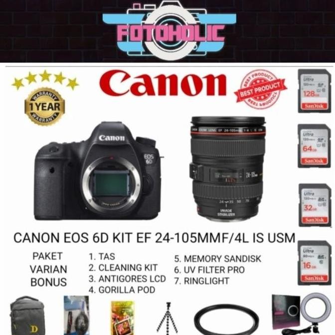 Canon Eos 6 D Kit 24-70 /Kamera Canon 6D Kit 24-70 / Canon Eos 6D Bo