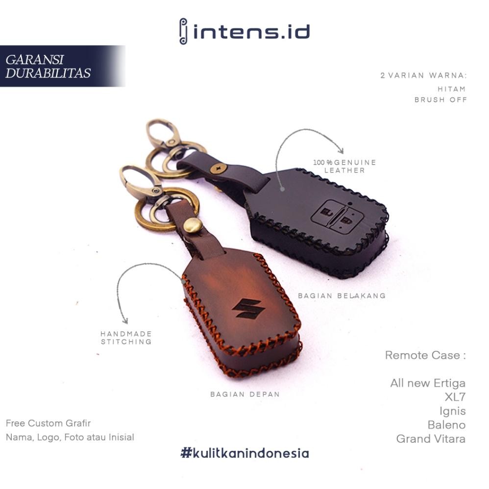 Intens.id gantungan kunci sarung remot keyless cover mobil suzuki All new ertiga xl7 ignis baleno Gr