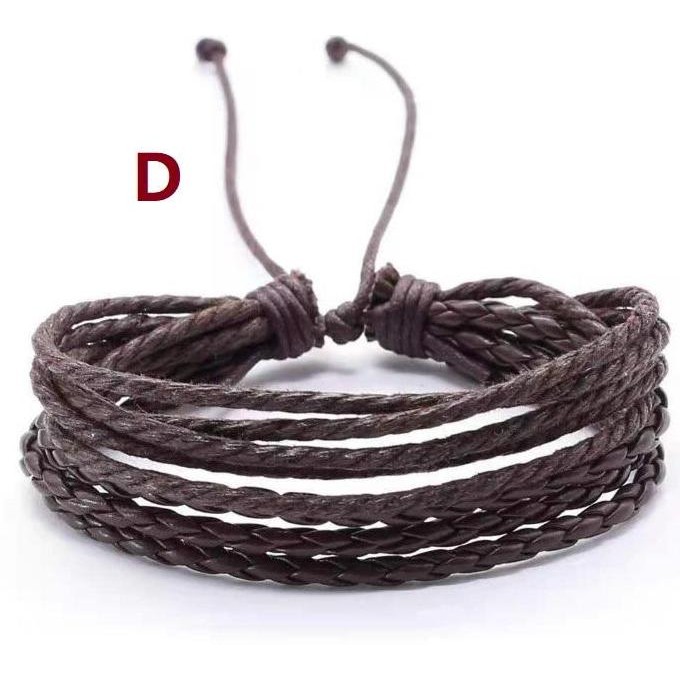 [original] gelang kulit asli pria wanita trendy vintage fashionable [terlaris] [terbaik]