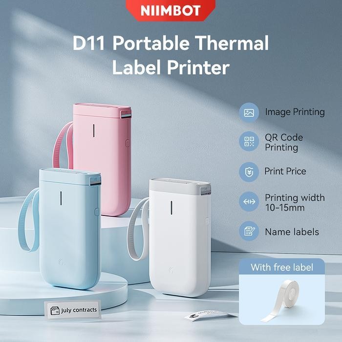

Niimbot D11 D110 Mesin Label Termal Printer Label Pintar Tanpa Tinta Portabel Yang Dapat Diisi Ulang Untuk Printer Dapur Rumah Original Dan Terpercaya