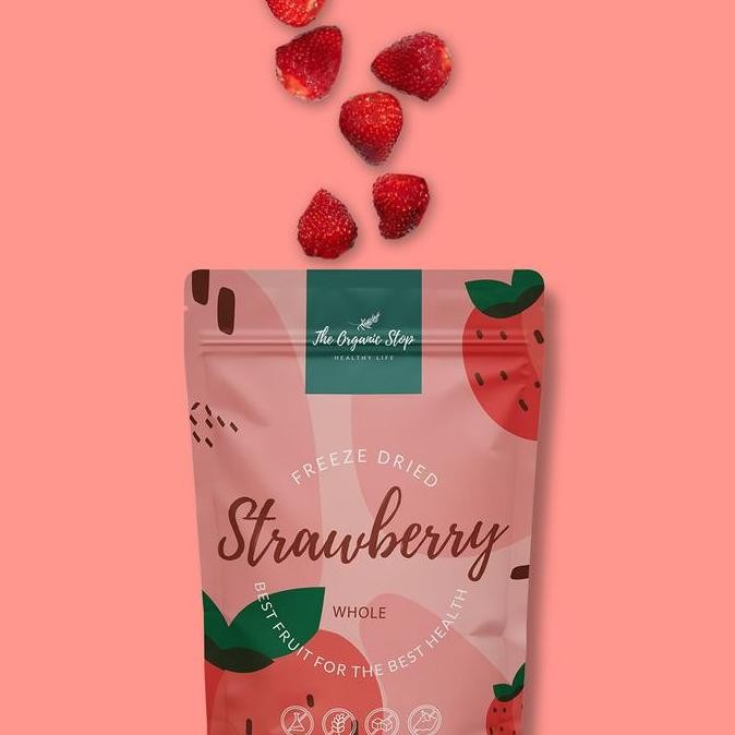 

JB TheOrganicStop Freeze Dried Strawberry Snack Sehat Buah 12 gram None