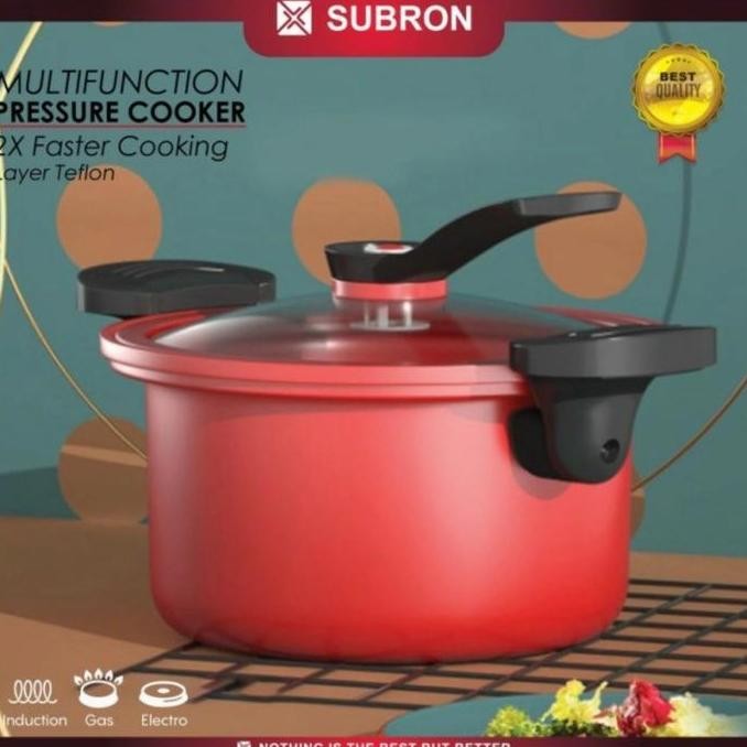 Subron Panci Presto Teflon 3.5Liter Pressure Cooker