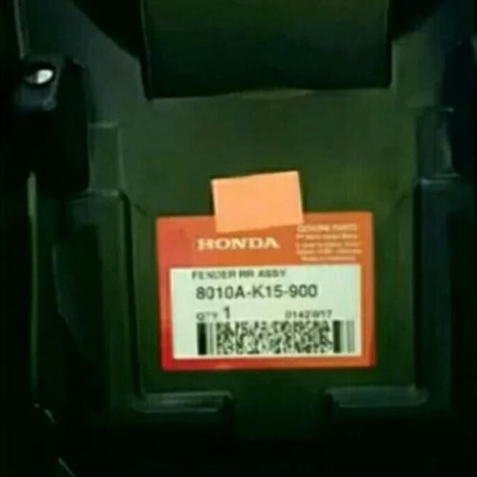 Spakbor belakang CB150R CB150 old lama Ori AHM 8010A-K15-900