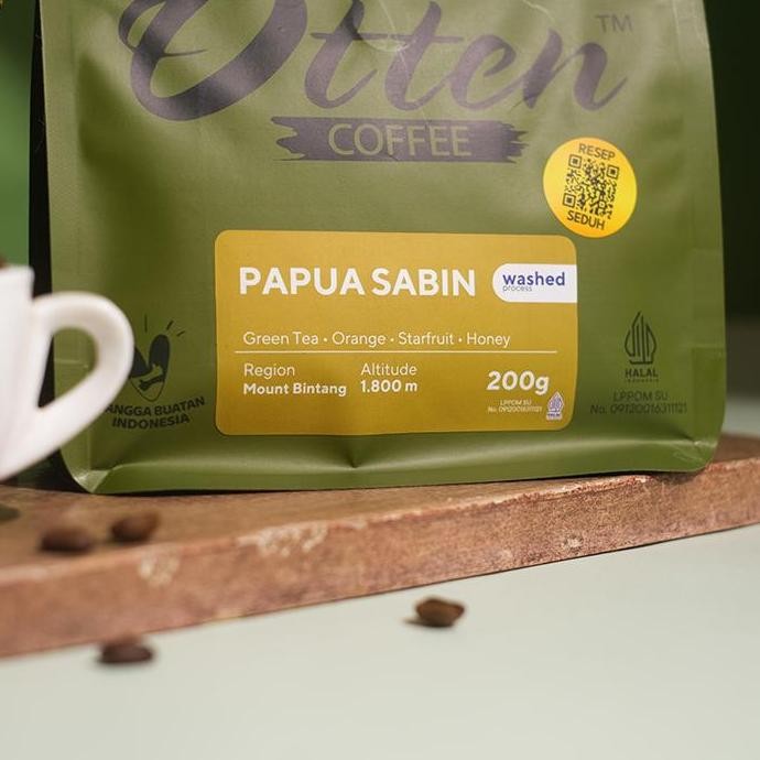 

Kopi Arabica Papua Sabin 200G - Biji / Bubuk Kopi Otten Coffee Kualitas Terbaik Harga Termurah