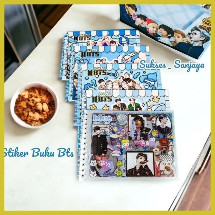 

(VIRAL PRODUK) STIKER BUKU BTS21 ISI 50 / STIKER BUKU LUCU VIRAL PRIVASI AMAN