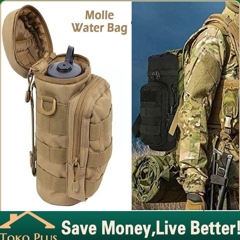 Sarung Botol Tactical / Tas Botol Minum Outdoor Army / Sarung Botol Minum Tactical Nugi