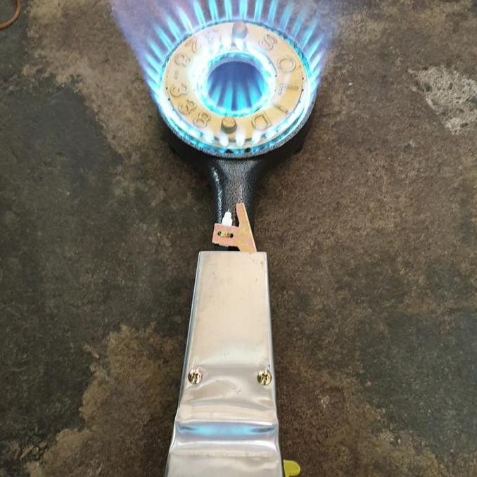 kompor gas api besar high pressure kepala burner solid 338A