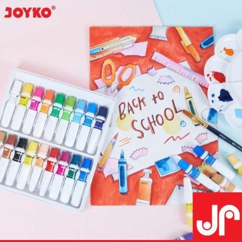 

Joyko Watercolor 12,18,24 Colors Set/ Cat Air Cat Melukis Anak Cat Lukis 12 Warna 18 Warna 24 Warna Joyko