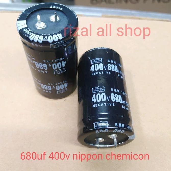 Kapasitor Elco 680Uf 400V Nippon Original