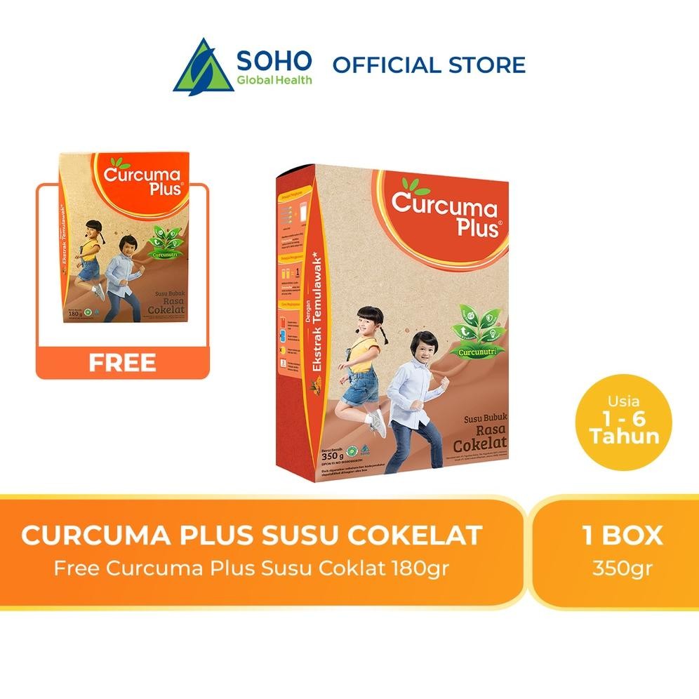 

NO_MORE Curcuma Plus Susu Bubuk Ekstrak Temulawak Cokelat 350gr FREE Curcuma Plus Susu Bubuk Ekstrak Temulawak Cokelat 180gr