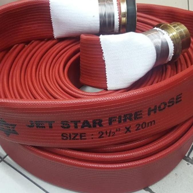 Fire Hose Rubber 2,5"X 30M Selang Hydrant Jetstar 2,5Inch Jet Star