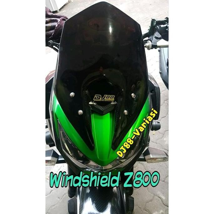 Windshield z800 motif PUvisor z800 modifikasi z800 aksesoris varias