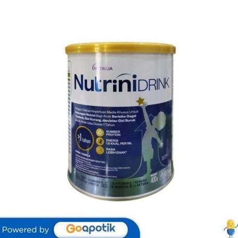 

NO_MORE Nutrinidrink Rasa Vanila 1-12 Tahun 400 Gram Kaleng