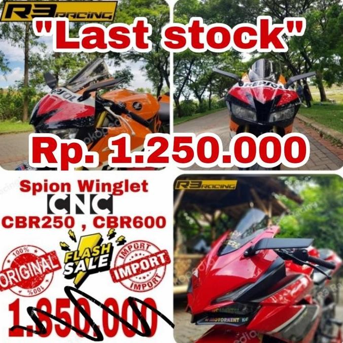 Spion Winglet CBR600RR, CBR 650F, CBR1RR, Model Rizoma Stealth